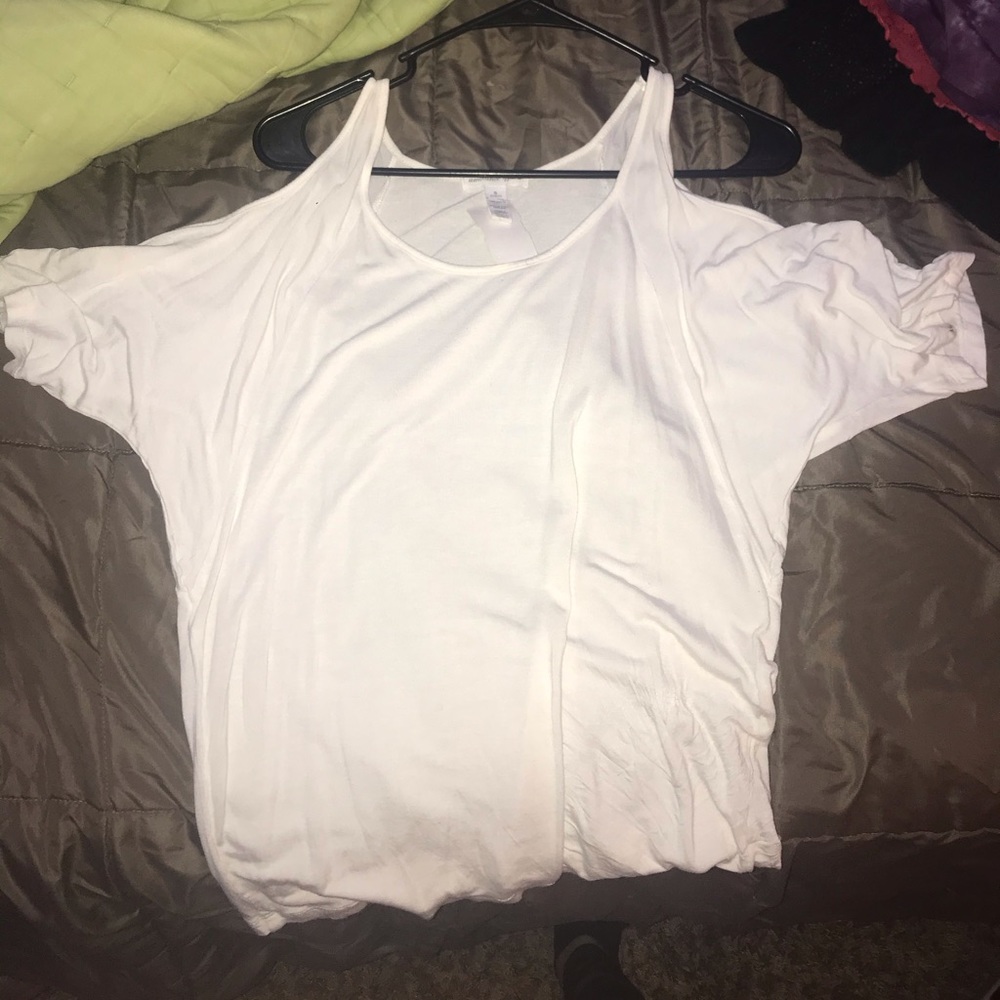 white flowy top